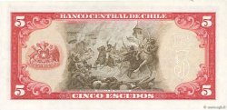 5 Escudos CHILI  1964 P.138 SPL