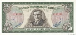 50 Escudos CHILE  1964 P.140b