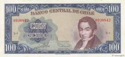 100 Escudos CHILI  1964 P.141a SPL