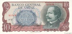 10 Escudos CHILI  1970 P.142
