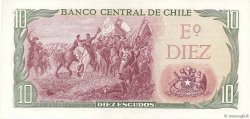 10 Escudos CHILI  1970 P.142Aa SPL
