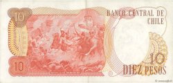 10 Pesos CHILI  1975 P.150b TTB