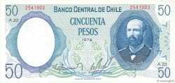 50 Pesos CHILE  1976 P.151a