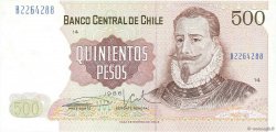 500 Pesos CILE  1986 P.153b FDC
