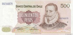 500 Pesos CHILI  1987 P.153b pr.NEUF