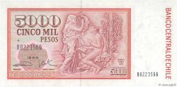 5000 Pesos CHILI  1986 P.155b pr.NEUF