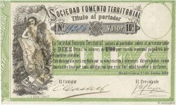 10 Pesos URUGUAY  1868 PS.481 SUP