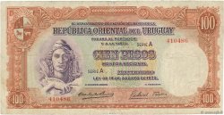 100 Pesos URUGUAY  1935 P.031a VG