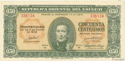 50 Centesimos URUGUAY  1939 P.034