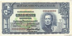 5 Pesos URUGUAY  1939 P.036b SUP
