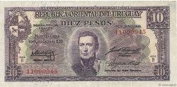 10 Pesos URUGUAY  1939 P.037b pr.TTB