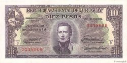 10 Pesos URUGUAY  1939 P.037d SPL