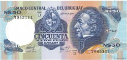 50 Nuevos Pesos URUGUAY  1981 P.061c