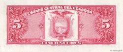 5 Sucres ECUADOR  1983 P.108b UNC-