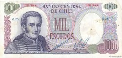 1000 Escudos CHILI  1971 P.146 TTB