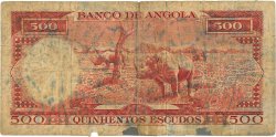 500 Escudos ANGOLA  1962 P.095 AB