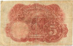 5 Angolares ANGOLA  1926 P.066 B+