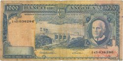 1000 Escudos ANGOLA  1962 P.096 B+