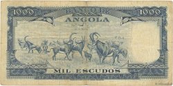 1000 Escudos ANGOLA  1962 P.096 BC