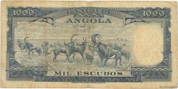1000 Escudos ANGOLA  1970 P.098 B+