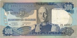 500 Escudos ANGOLA 1972 P.102 TTB