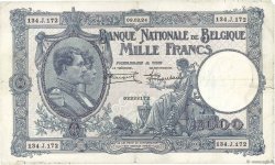 1000 Francs BELGIQUE  1924 P.096 TB