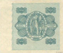 100 Markkaa FINLANDE  1945 P.080a TTB