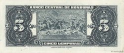 5 Lempiras HONDURAS  1973 P.056b SUP