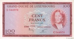 100 Francs LUXEMBOURG  1963 P.52 SUP+