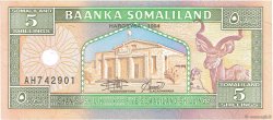 5 Shillings SOMALILAND  1994 P.01a