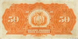 50 Bolivianos BOLIVIE  1928 P.124a TTB+