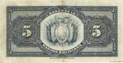 5 Bolivianos BOLIVIE  1911 P.105b TB+