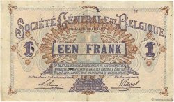 1 Franc BELGIQUE  1916 P.086b TB+