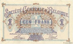 1 Franc BELGIQUE  1917 P.086b SUP+