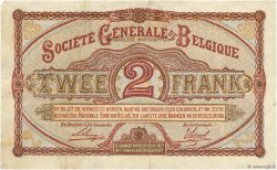 2 Francs BELGIQUE  1915 P.087 TTB