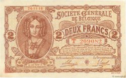 2 Francs BELGIEN  1916 P.087