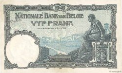 5 Francs BELGIQUE  1924 P.093 TTB