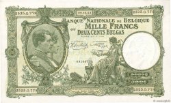 1000 Francs - 200 Belgas BELGIQUE  1943 P.110 SUP