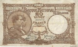 20 Francs BELGIQUE  1923 P.094 TB