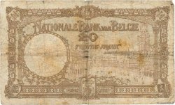 20 Francs BELGIQUE  1931 P.098b AB