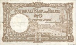 20 Francs BELGIQUE  1931 P.098b TTB
