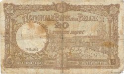 20 Francs BELGIQUE  1940 P.111 B
