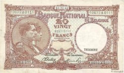 20 Francs BELGIQUE  1940 P.111 TTB