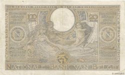 100 Francs - 20 Belgas BELGIQUE  1935 P.107 TTB