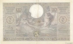 100 Francs - 20 Belgas BELGIO 1936 P.107 BB