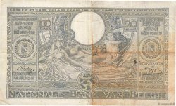100 Francs - 20 Belgas BELGIQUE  1941 P.107 TB