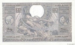 100 Francs - 20 Belgas BELGIQUE  1943 P.107