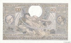 100 Francs - 20 Belgas BÉLGICA  1943 P.107 SC+