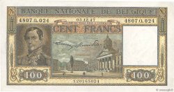 100 Francs BELGIUM  1947 P.126