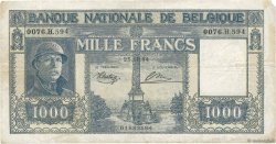 1000 Francs BELGIUM  1944 P.128a F